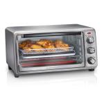 Hamilton Beach 2-in-1 Countertop Toaster Oven and Long Slot 2 Slice Toaster, 60 Minute Timer and Automatic Shut Off
